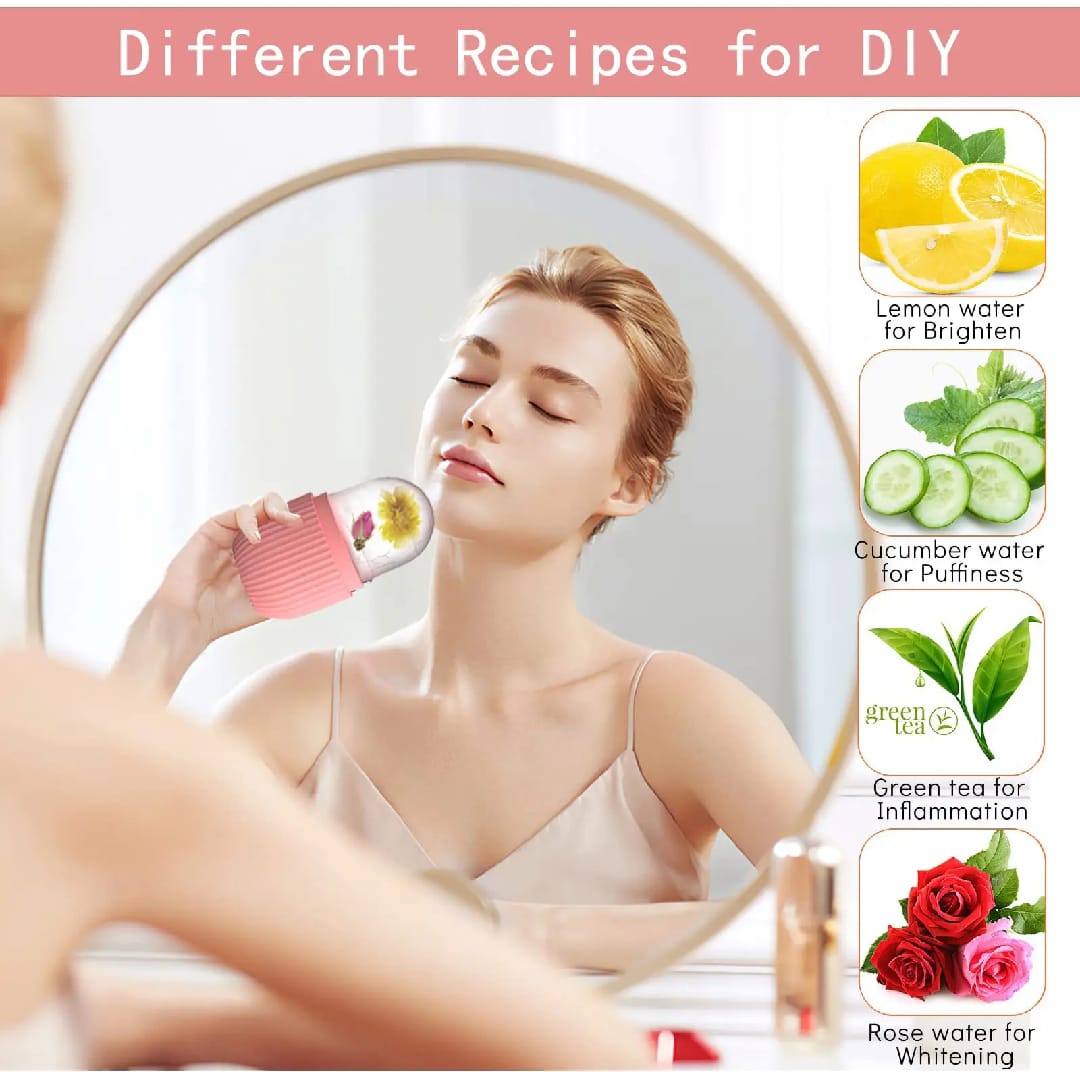 Ice Roller for Face Enhance Skin Glow Reusable Facial Massager