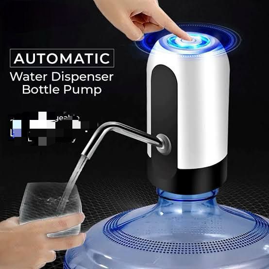 Automatic Rechargeable Electric Water Pump Dispenser for Home & Travel USB Wireless