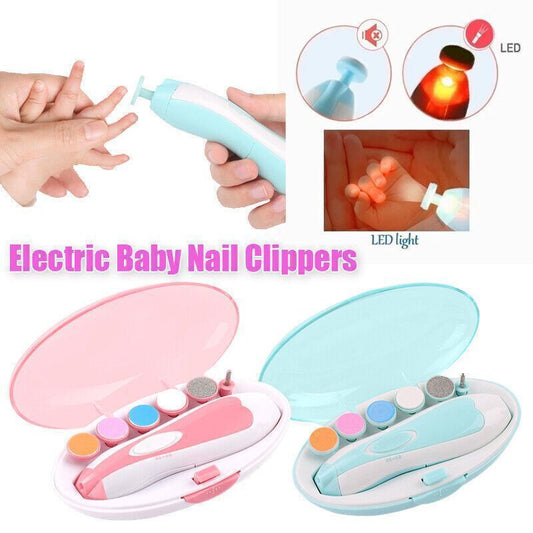 Baby Nail Cutter Clippers Kit File for Kids Safe Electric Baby Nail Trimmer