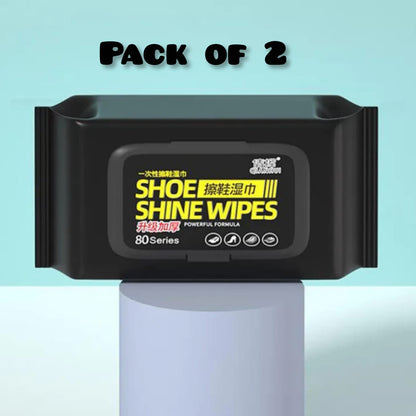 Pack Of 2 Portable Shoes Cleaning Wipes, Disposable Shoe Wipes, Dirt Cleaning Wipes