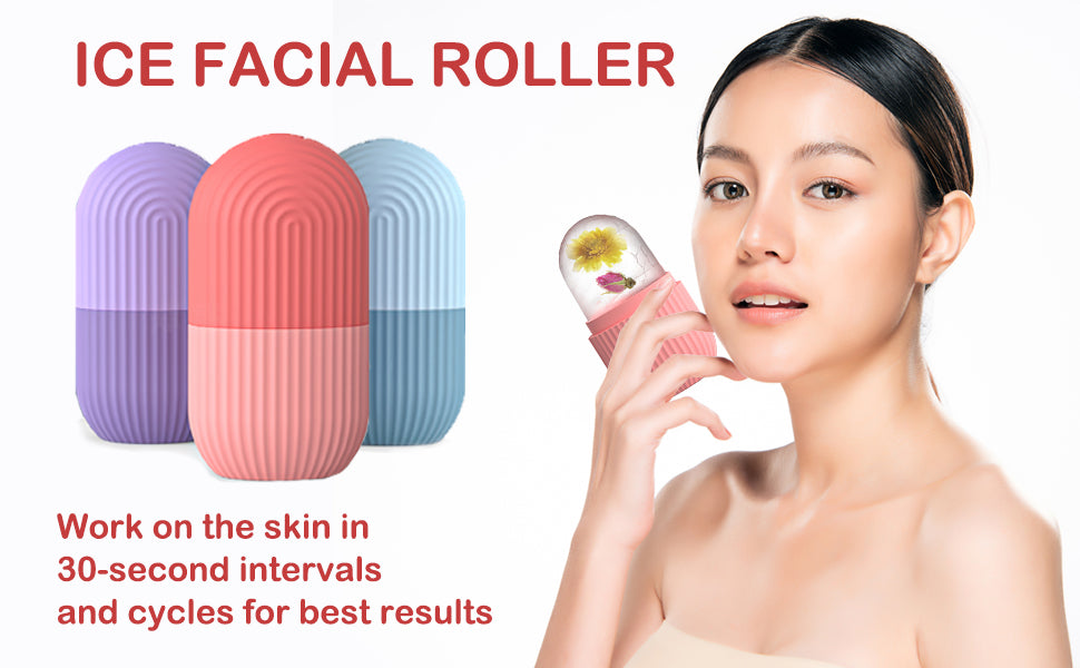Ice Roller for Face Enhance Skin Glow Reusable Facial Massager