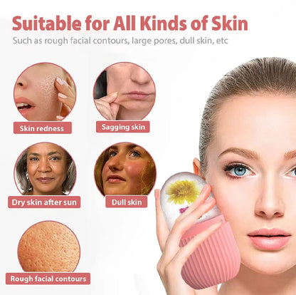 Ice Roller for Face Enhance Skin Glow Reusable Facial Massager