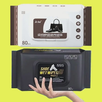 Pack Of 2 Portable Shoes Cleaning Wipes, Disposable Shoe Wipes, Dirt Cleaning Wipes